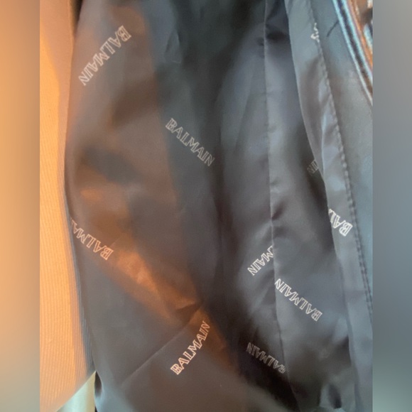 •🔥 Balmain Buttery Brown Leather Blazer 🔥• - Picture 7 of 11